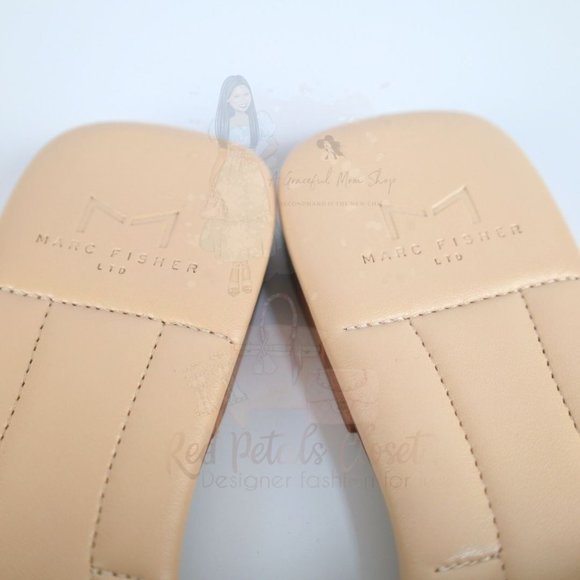 Marc Fisher Ltd. Women's Miyuki Woven Slide Sandals Light Pink Size 5 - Picture 4 of 12